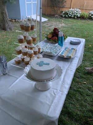 Dessert table.