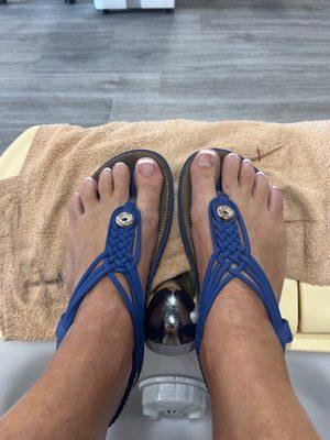 My French pedicure