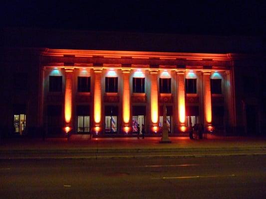 Exterior Uplighting for Stockton Civic Memorial Auditorium