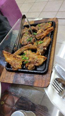 Grilled lamb chops