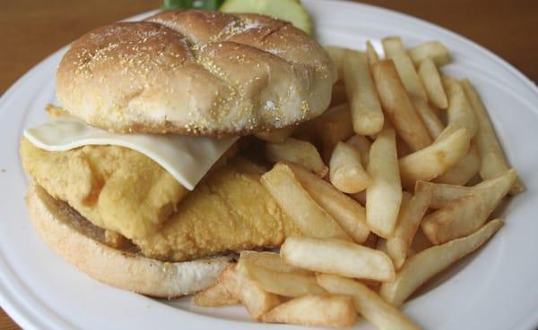 Fried Haddock Sandwich - true New England flavor.