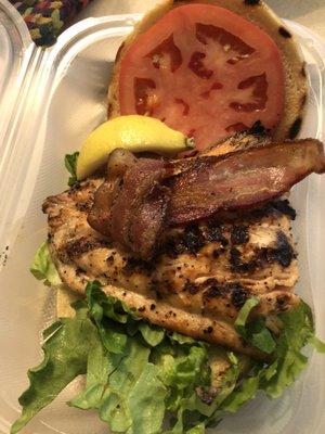 Grilled Salmon BLT. Off the secret menu.