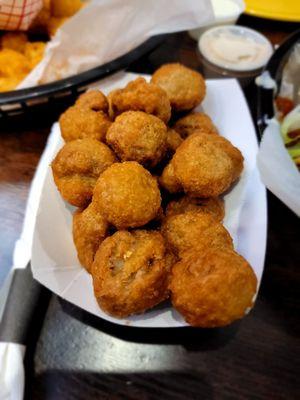 Fried mushrooms