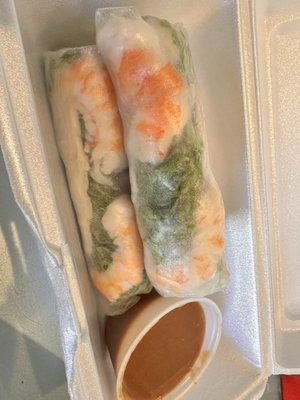 shrimp and pork summer roll