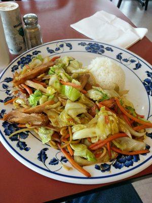 Chicken yakisoba