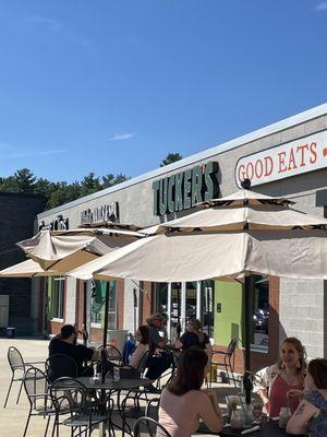 Outdoor dining area