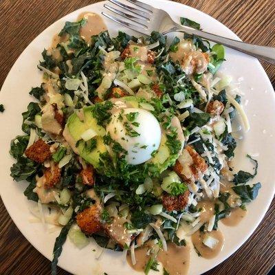 Kale Caesar salad