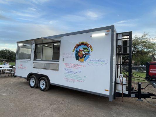 Matt's Banging BBQ mobile food trailer