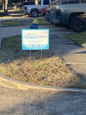 Yard sign