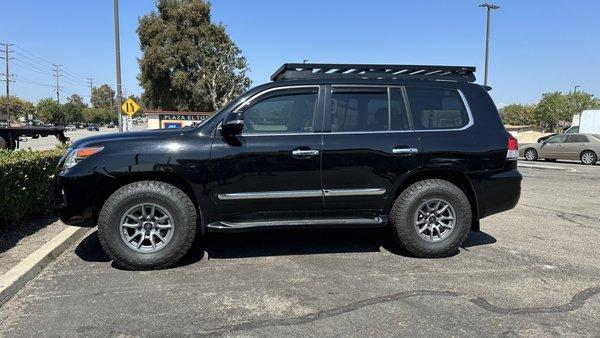 post install roof rack