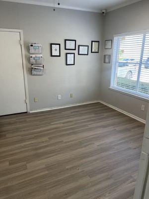 New flooring