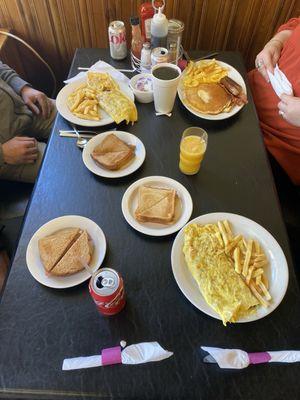 Assorted Breakfast Dishes