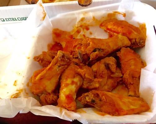 Wings with mild sauce. Eat a lot of wings at a lot of places and these were the BEST I've ever had!!