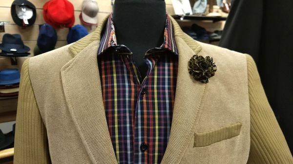 Sport shirts and sport coats with our touch