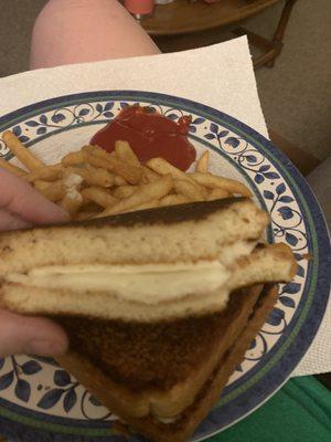 Supposed to be Grilled Cheese Sandwich