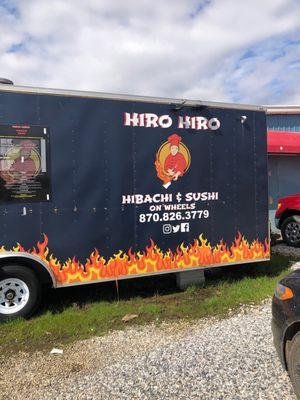 Sushi and hibachi food truck in Hope, Arkansas? Who knew!