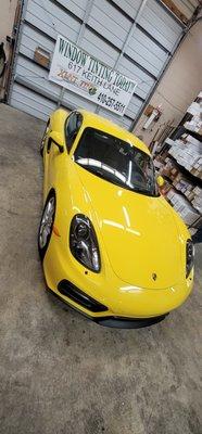 2015  Porsche Cayman- Paint Protection front end