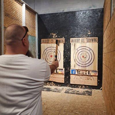 Axe throwing