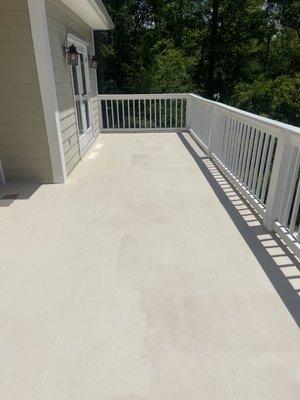 Waterproofing balcony