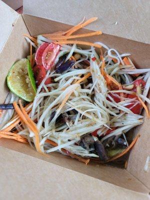 Isaan papaya salad level 8