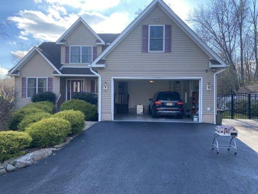 My house and my bird house