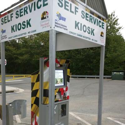 Self serve emissions station open 24-7