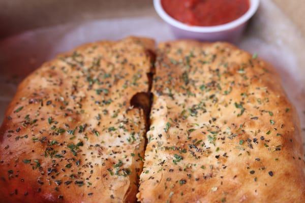 Hooked up D.P. Dough Calzone