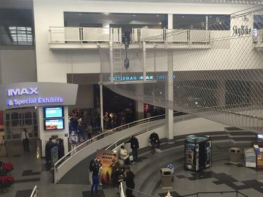 Inside of Tuttleman IMAX from the upper ramp.