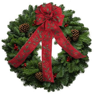 Holly Classic Christmas Wreath