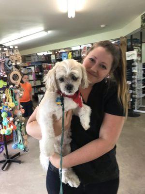 Jack 2.0 and Caitlin at Green Acres Kennel !!!!