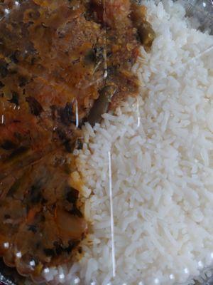 Legume and rice