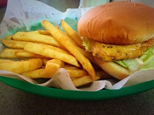 Grilled Chicken & Fresh Fries