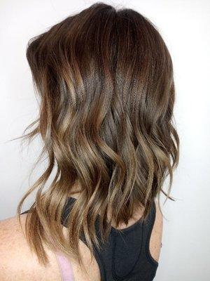 Dimensional brunette w/ toffee Balayage