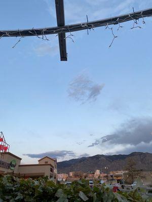 Evening Patio view