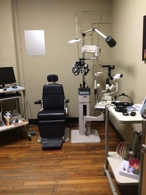 Unique exam room.