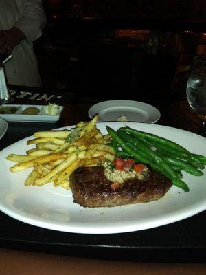 Truffle fries my new favorite potato to have with perfectly done steak