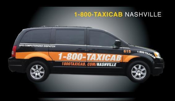 1-800-TAXICAB Nashville Van-Side