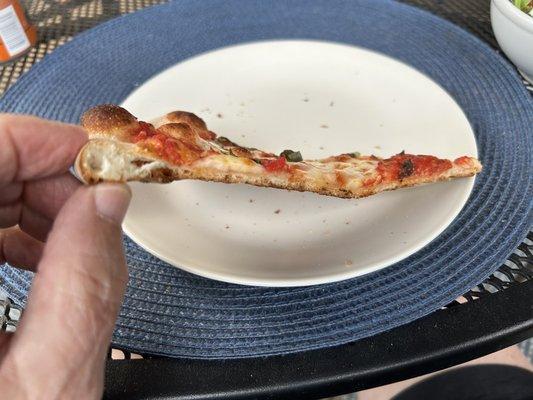 Excellent thin crust.