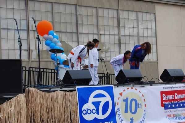 Our performance at the Walk for Autism Speaks