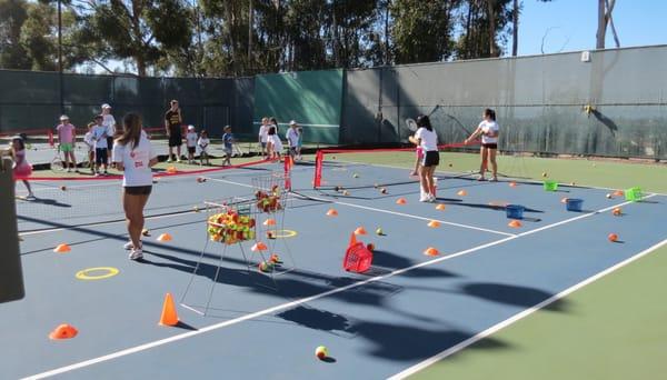 Teaching Under 10 Tennis