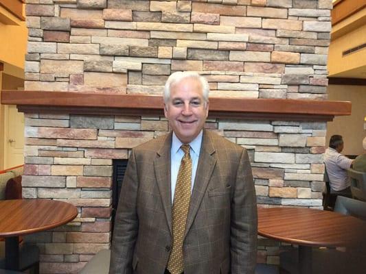 Allen Schiff , Dental CPA, pictured prior to lecture at The West Virginia , Dental School , June 2015