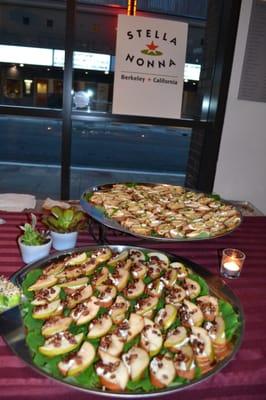 Crostini with Pt. Reyes Bleu Cheese, Bosc Pears and Candied Pecans