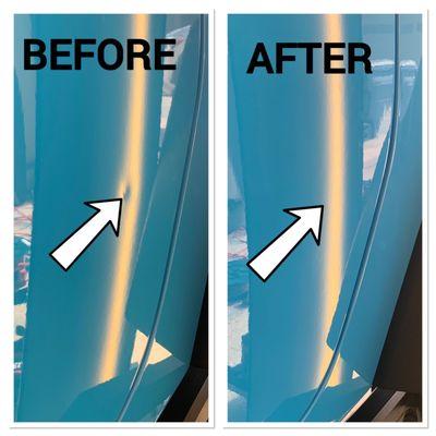 Door dent removal