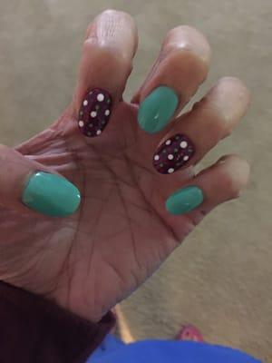 Polka dot design