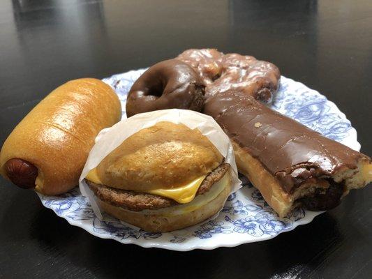 Donuts & Breakfast Sandwich's