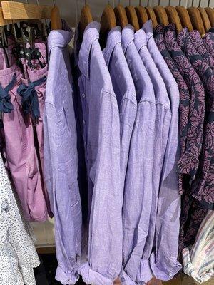 Dope purple linen shirt I had to keep myself from buying.