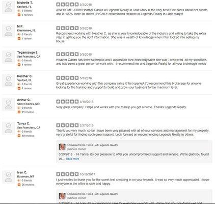 Yelp keeps removing all of our legitimate positive reviews and only keeping the inaccurate or unfair negative ones.