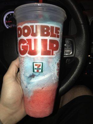 Cherry & Blueberry Double Gulp Slurpee