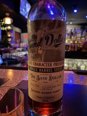 Sand dollar rare character single barrel pick