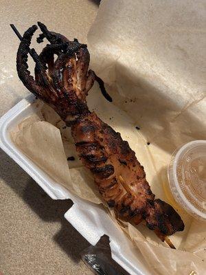 Grilled squid